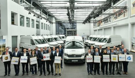 VW leverer de første elektriske varebiler