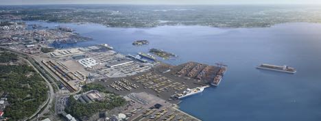 Göteborgs Hamn bygger ny terminal på 22 hektar