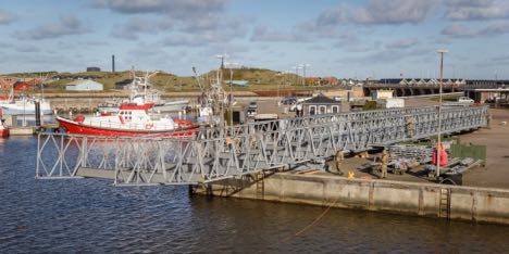 Militrbro skal lede biler over Ribe 