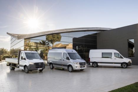 Mercedes’ nye Sprinter er fyldt med standardudstyr
