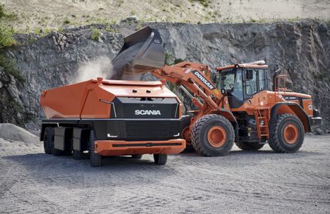 Scania har en selvkørende koncept-lastbil uden førerhus