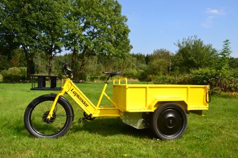 Elcykel med lad bagpå udfordrer varebiler det sidste stykke