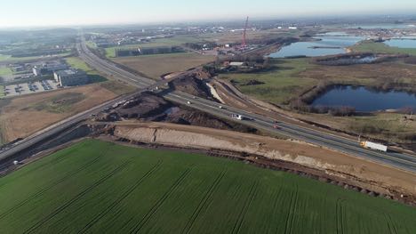 Motorvej E45 får ny tilslutning