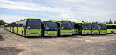 217 busser fra samme leverandr er krt ud i Norge