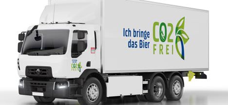 Dansk bryggeri-koncern kber el-lastbiler - til Schweiz