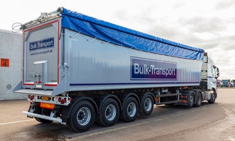 Tip-traileren skal køre bulk-transport