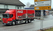 Scania-leverer Coca-Cola biler