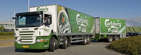 Scania leverer ølbilen
