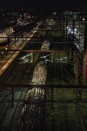 Kombiterminalen p Esbjerg Havn har fet togbesg