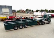 Vognmand i H�jslev har f�et ny trailer til betonelementer