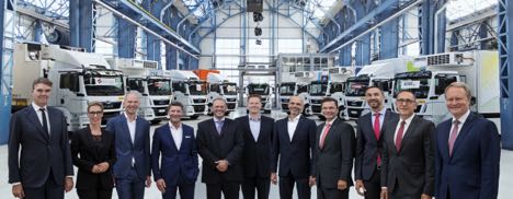 Elektriske distributionslastbiler kommer på gaden