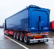 Ny tiptrailer hos vognmandsforretning i Salling rummer 61,5 kubikmeter