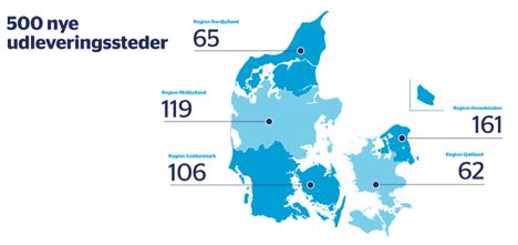 Post-koncern bner 500 nye udleveringssteder
