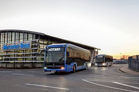 Citaro nummer 55.555 er elektrisk og skal skne miljet i Trelleborg