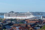 Fredericia fr besg af flere krydstogtskibe