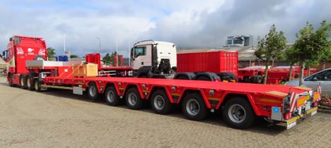 Special-transportr i Sommersted krer ud med ny seks-akslet blokvogn