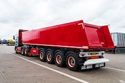 Tip-trailerne krer fra Hedensted