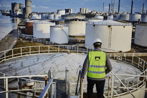 Oliehavn ved Limfjorden har fået ny skumcentral