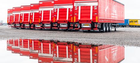 Trailerne har 24 aksler til sammen