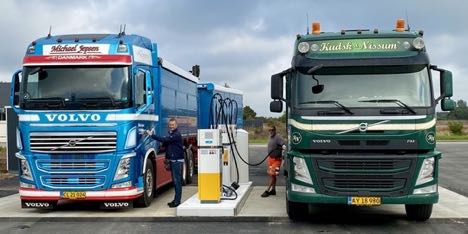 Flydende gas-produkt er kommet i tanken i Vojens