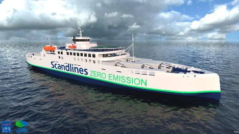 Færgerederi bestiller emissionsfri færge til lastbiltransport