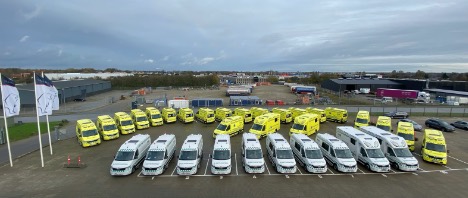 Man krer ambulancer i Region Midt