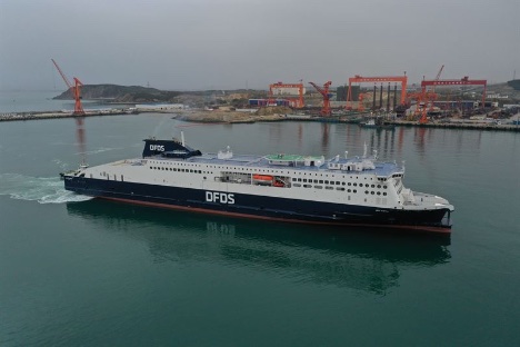 Kinesisk vrft leverer svensk ro/pax-skib til dansk rederi