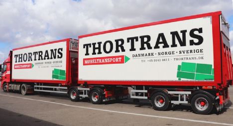 Transportvirksomhed fra Randers har hente to trailere med én lastbil