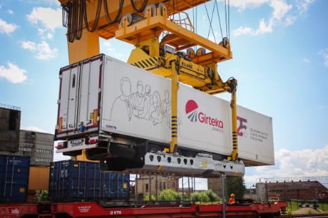 Transportkoncern bruger ny intermodale forbindelse mellem Vesteuropa og Litauen