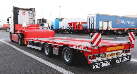 Vognmand i Varde krer ud med to nye to-akslede trailere med udtrk