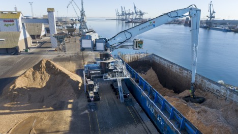 Havnen i Aarhus nr ny rekord i godsomstningen