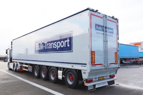 Trailer med gående gulv skal bruges til bulk-transport