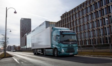 Vestsvenske lastbiler ligger forrest på markedet for elektriske lastbiler i Europa