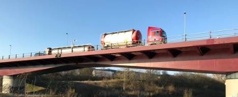 Kort natarbejde spærrer svingbro ved Næstved