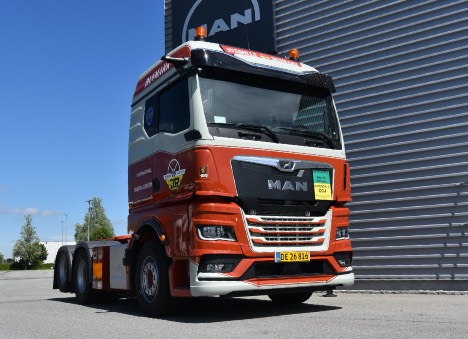 Sjællandsk transportvirksomhed fik første MAN med kameraer som spejle