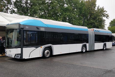 18 meter brintbus er kørt ud fra polsk producent