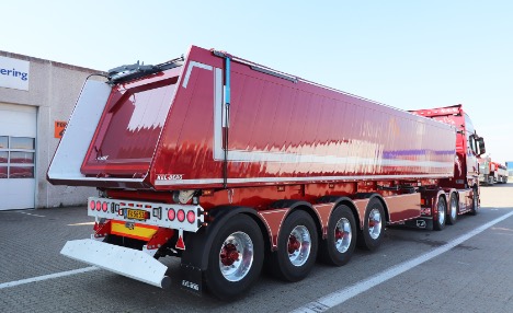 Fire-akslet tip-trailer fulgte med til Herfølge