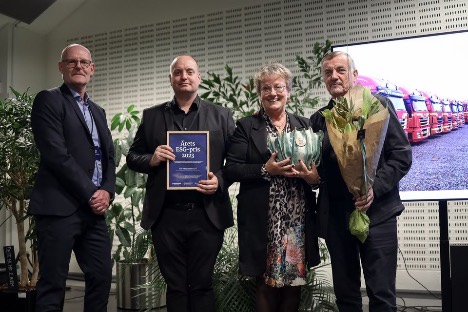 Herning-vognmand blev prist for sin indsats for mindre CO2-udledning