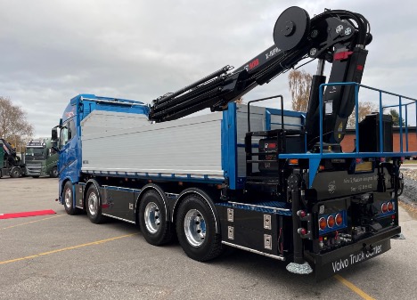 Vognmand i Faxe har fået en fiks og færdig forvogn med fire aksler og 750 heste