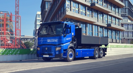 Serieproduktion af tunge elektriske lastbiler går i gang i Frankrig
