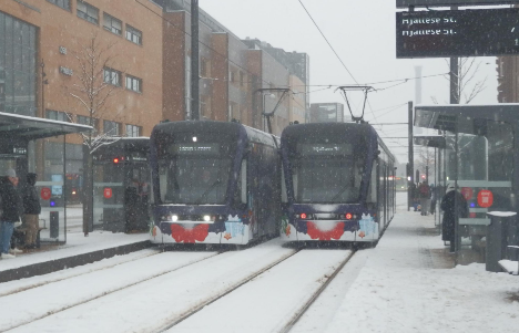 Juleekspressen kører på Odense Letbane