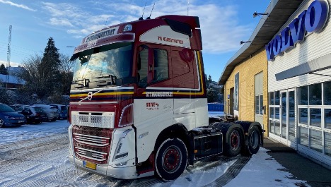 Den fjerde af fire er leveret til vognmand i Skive