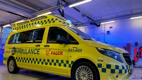 Hovedstaden har fået den første elektriske ambulance