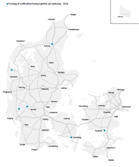 Trafiksikkerhedsprojekter fr 49,5 millioner kroner i tilskud