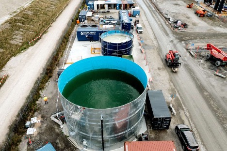 Tunnelbyggeri bruger genbrugsvand - og regnvand