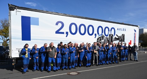 Tysk trailerproducent har net 2.000.000 aksler