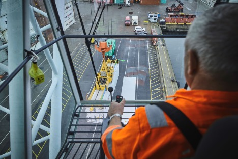 Mandskab p Limfjordshavn lftede containerandelen til ny hjde