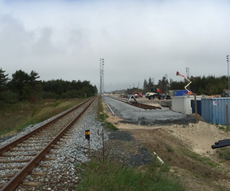 Jernbaneopertr ser p Hirtshals som udgangspunkt for banetransport