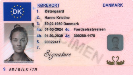 Kørekort har fået nyt design