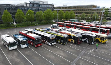 Tysk busmagasin fik ledbusser linet op til test